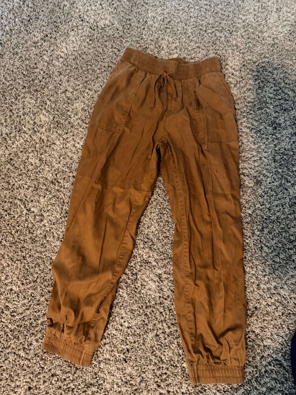 a new day Drawstring Waist Joggers in Rust